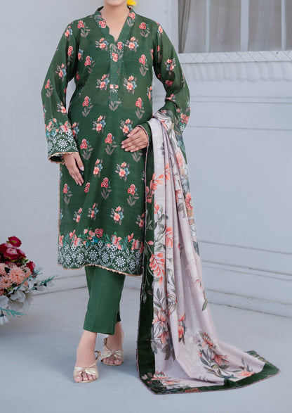 Mawra Essential Printed Khaddar 3PC