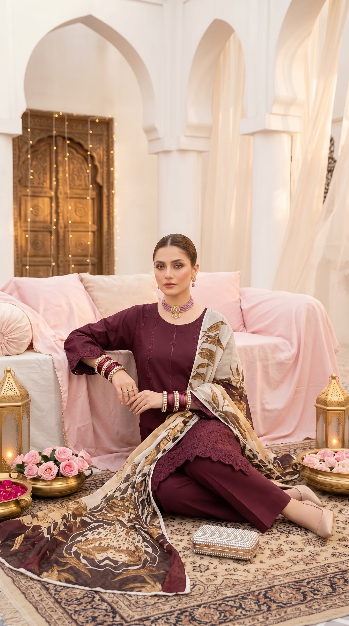 Dream Stone By Anaya Noor Full Heavy Emb Viscose 3PC