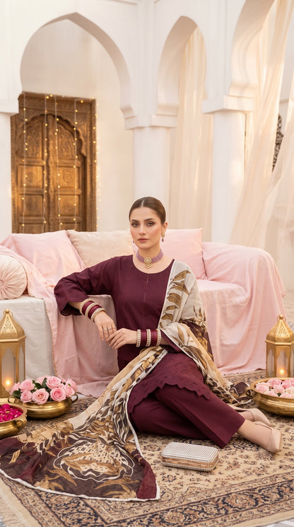 Dream Stone By Anaya Noor Full Heavy Emb Viscose 3PC
