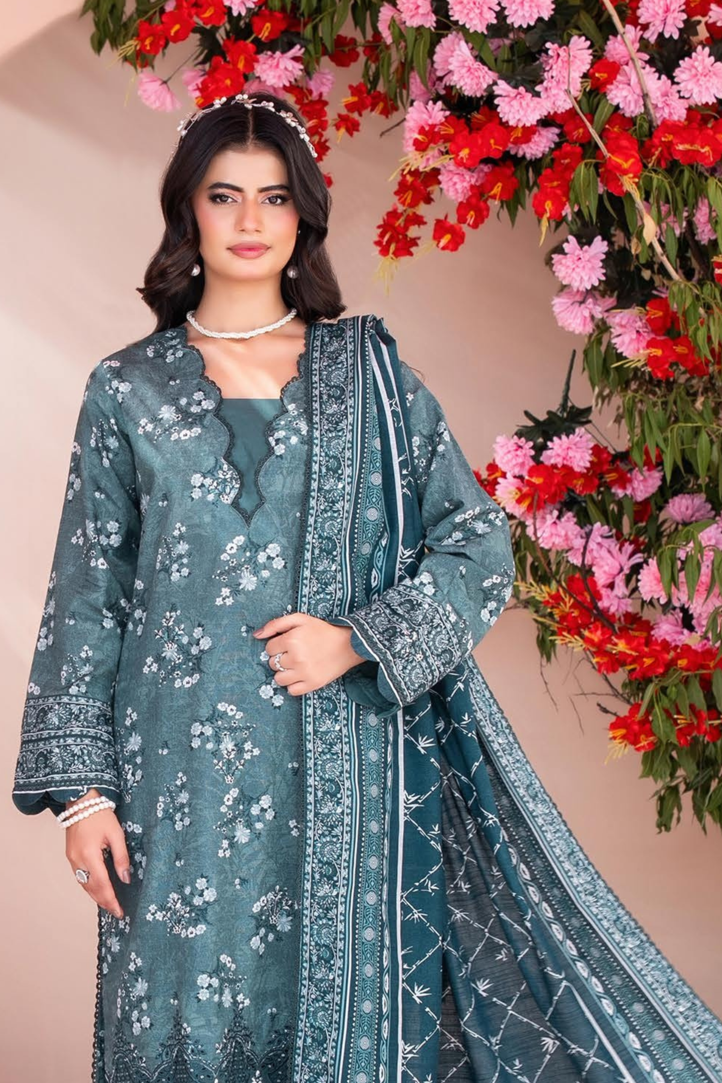 Zesh Airjet Full Embroidered Khaddar 3PC