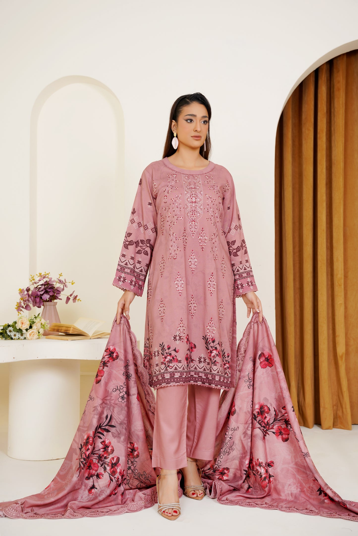 Riwayat-e-Sardi By Anaya Noor Emb Linen 3PC