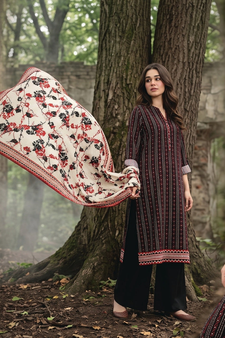 Zesh Digital Printed Khaddar 3PC