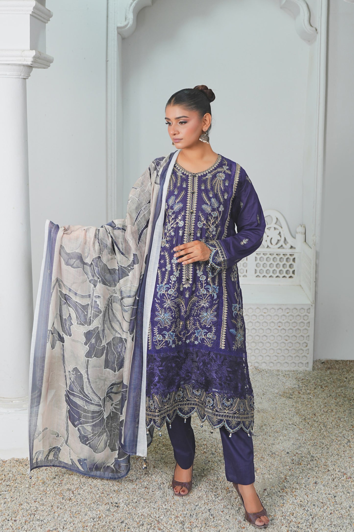 Silk & Stories Luxury Heavy Embroidered 3PC