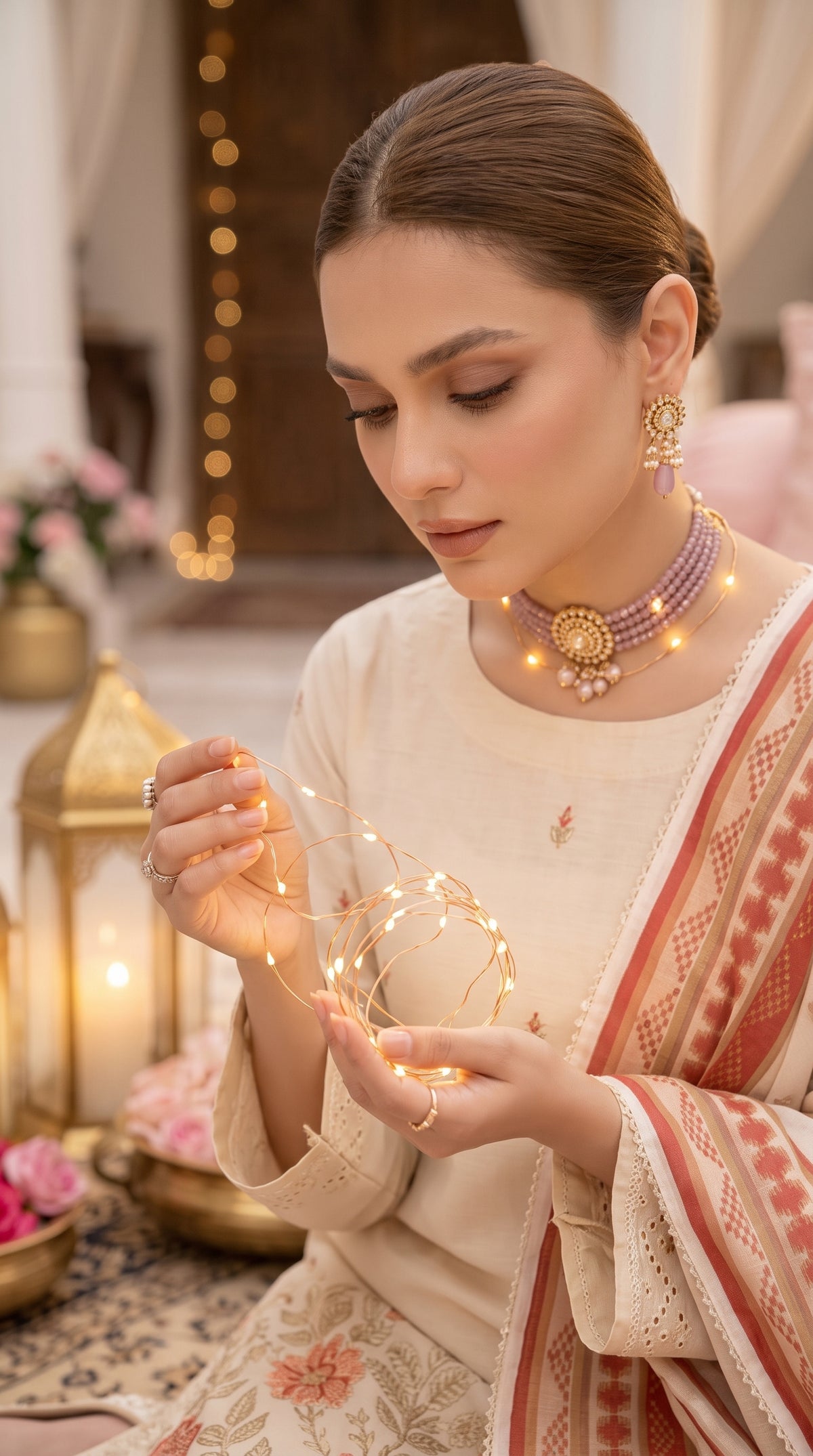 Hurab By Anaya Noor Heavy Emb Viscose 3PC