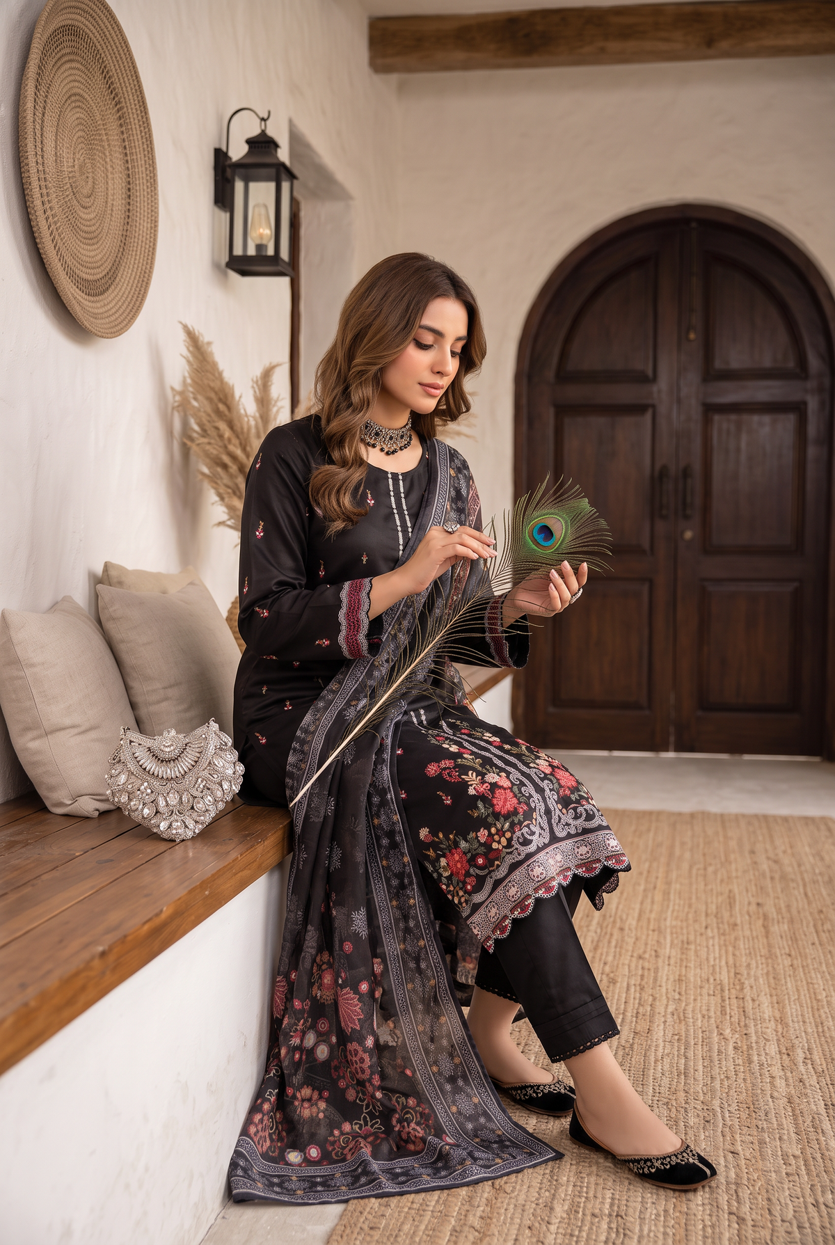 Kehkashan By Anaya Noor Fully Emb Viscose 3PC