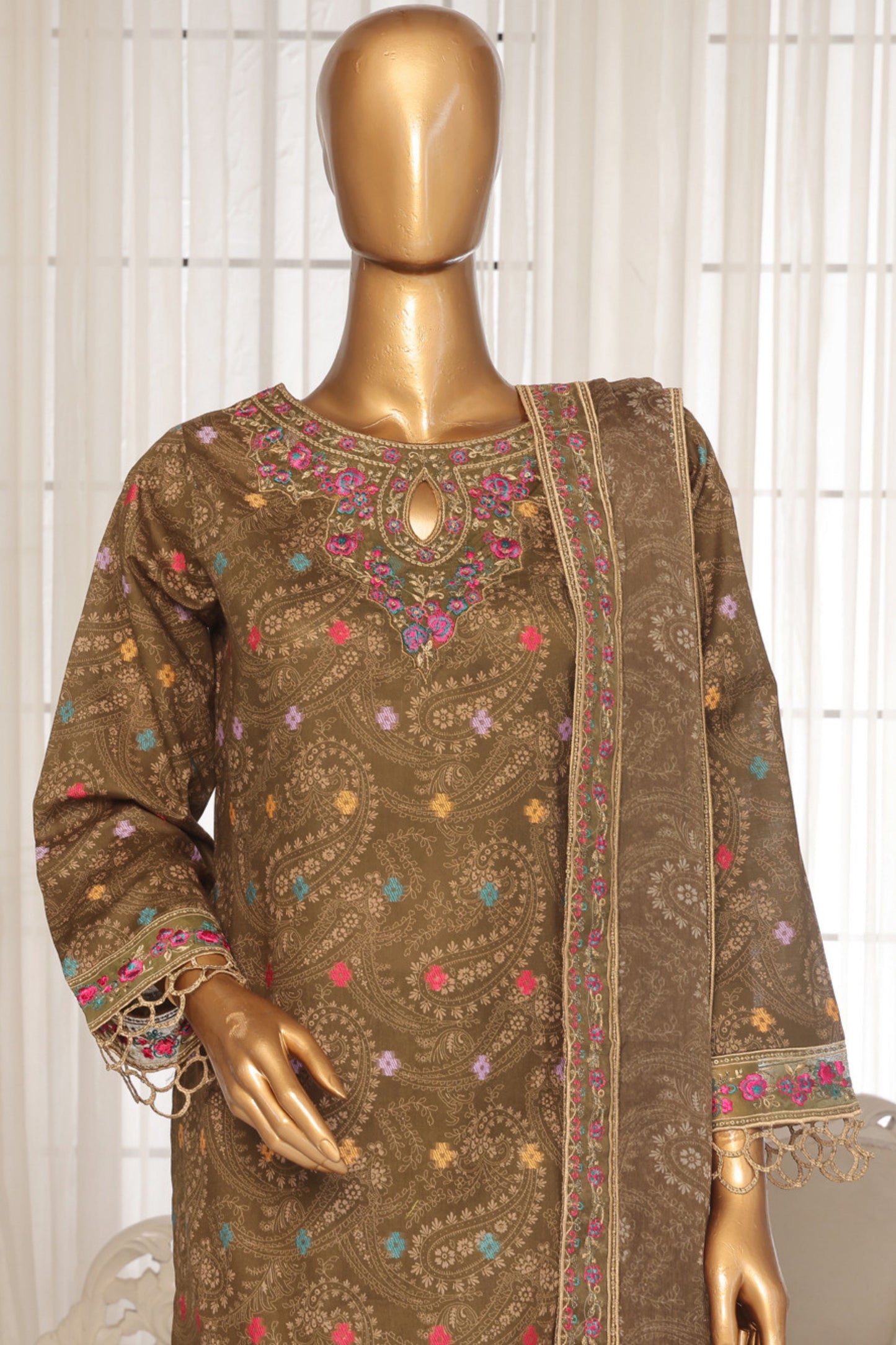Khoobsurat By Anaya Noor Fine Jacquard Lawn 3-PC