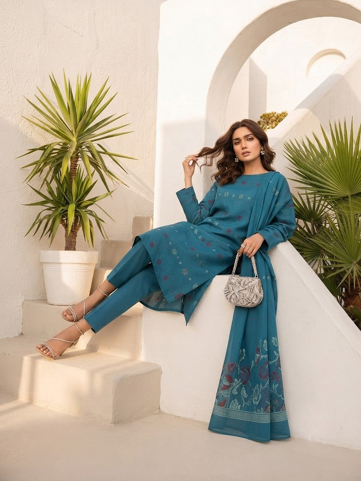 Cross Stitch Premium Printed Viscose 3PC