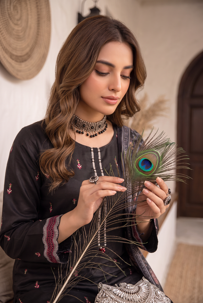 Kehkashan By Anaya Noor Fully Emb Viscose 3PC