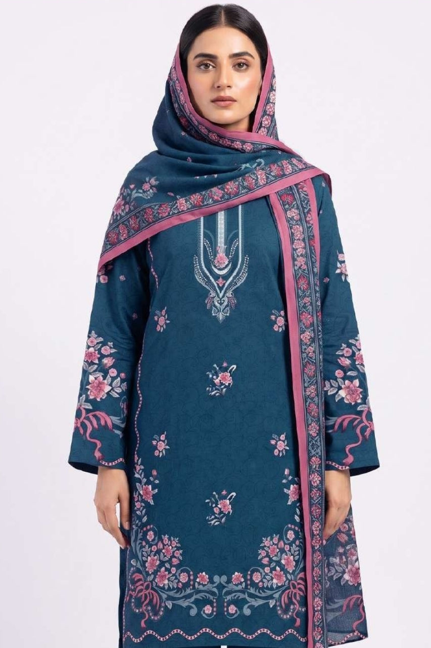 Anaya Digital Printed Linen 3PC