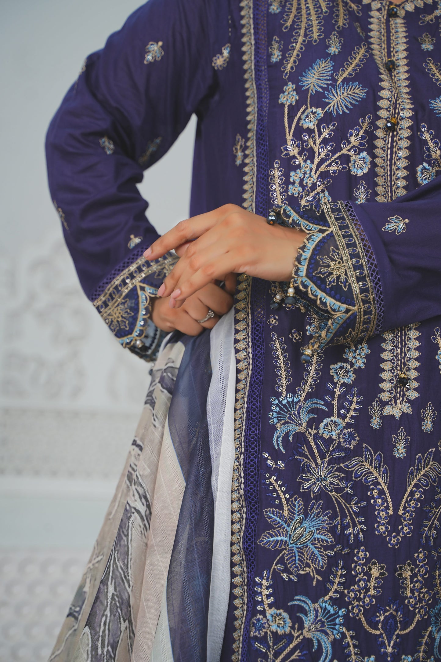 Silk & Stories Luxury Heavy Embroidered 3PC