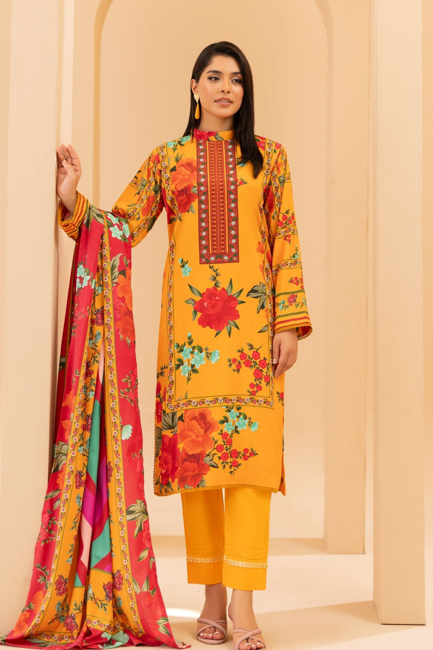 Motifz Premium Printed Linen 3PC