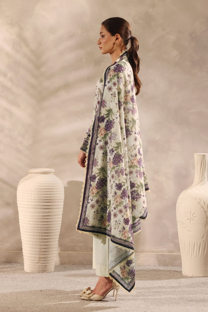 Winter Muse By Zarineh Digital Printed & Emb Khaddar 3PC