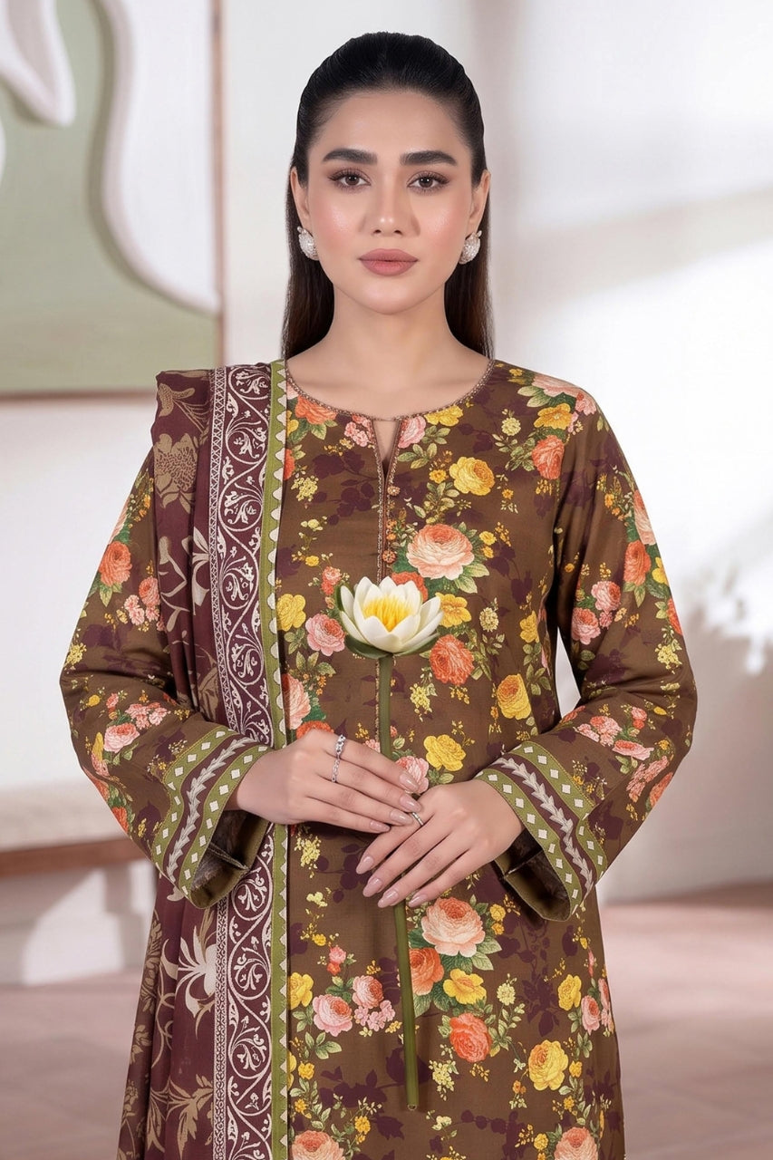 Mashaim Digital Printed Linen 3PC