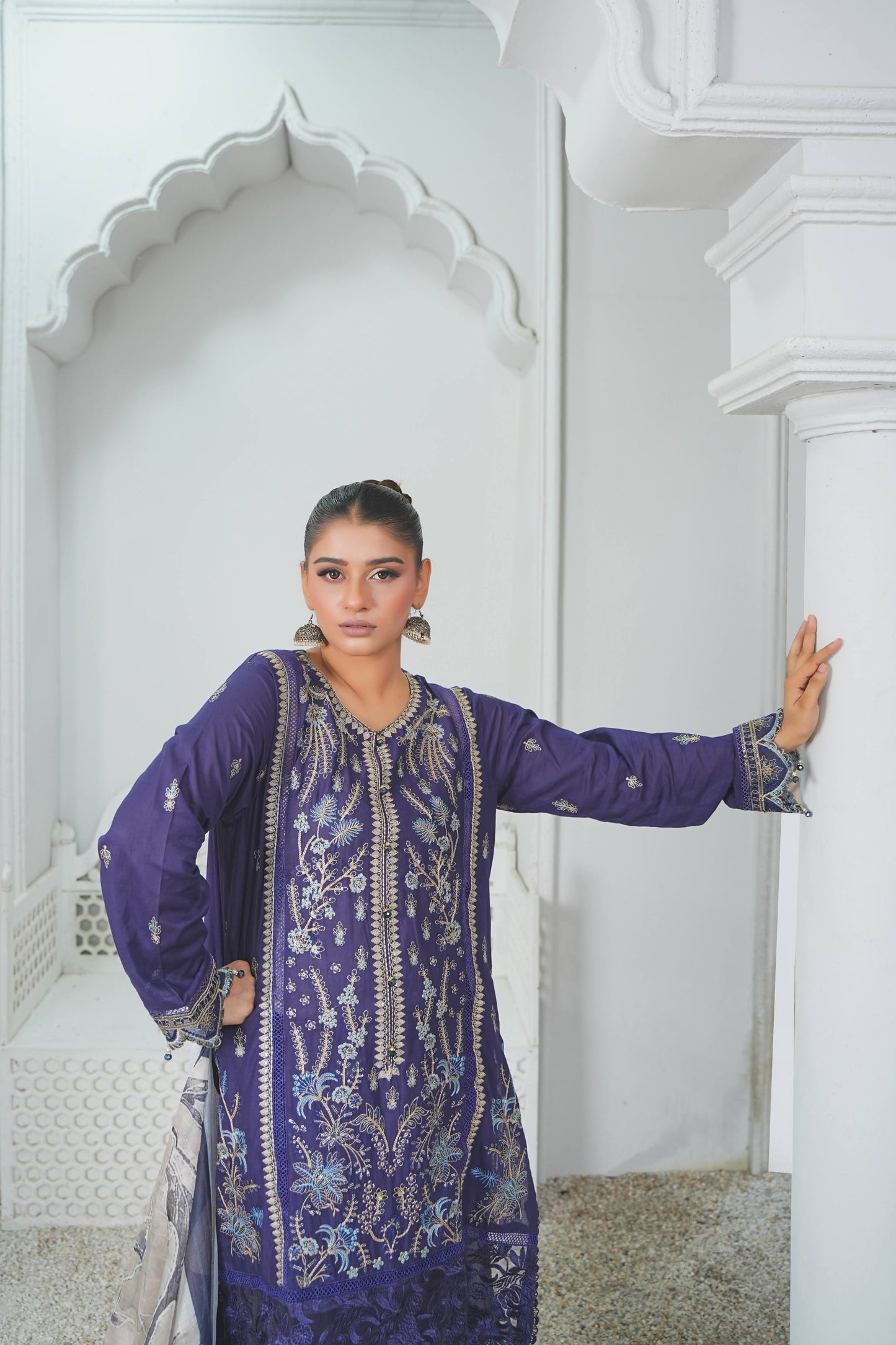 Silk & Stories Luxury Heavy Embroidered 3PC