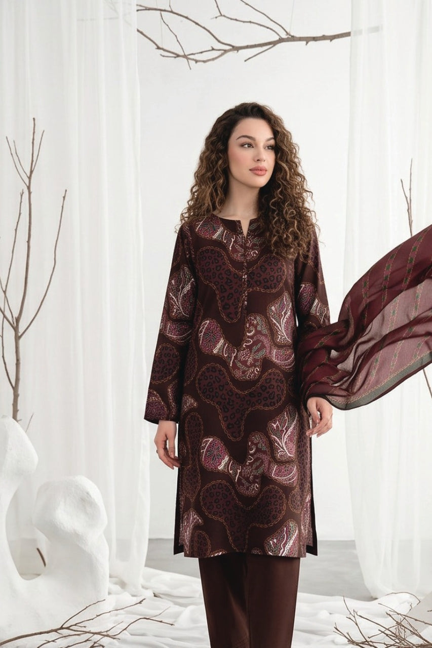 Salina By Regalia Digital Printed Khaddar 3PC
