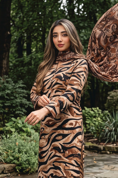 Zesh Digital Printed Khaddar 3PC