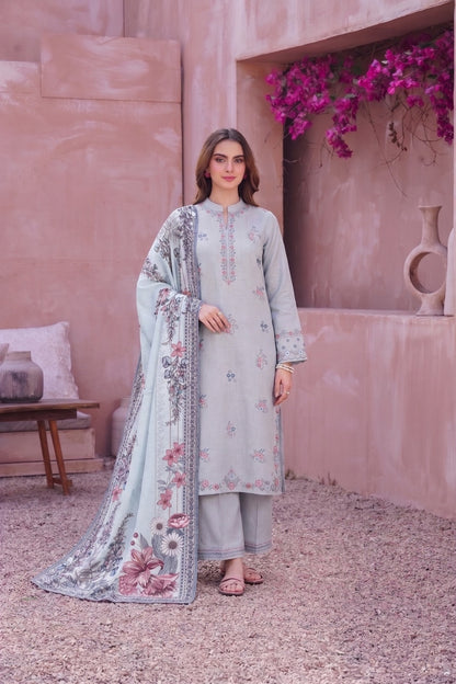 Nirvana By Shanaya Digital Printed Linen 3PC