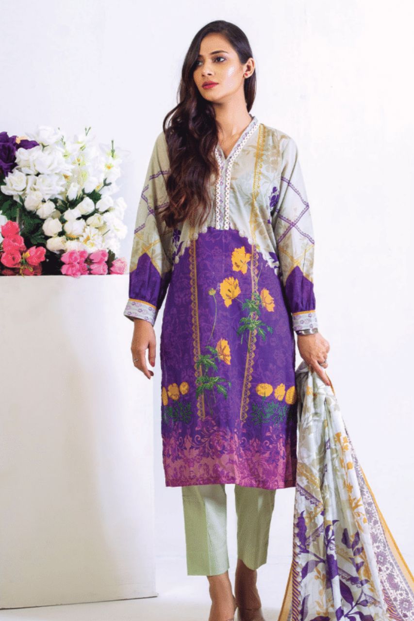 Amal By Jaffrani 3-Piece Lawn Printed Collection 2024