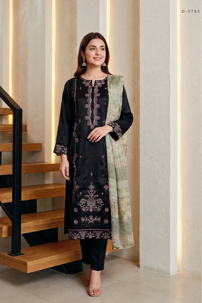 Saphira By Tawakkal Satin 3PC