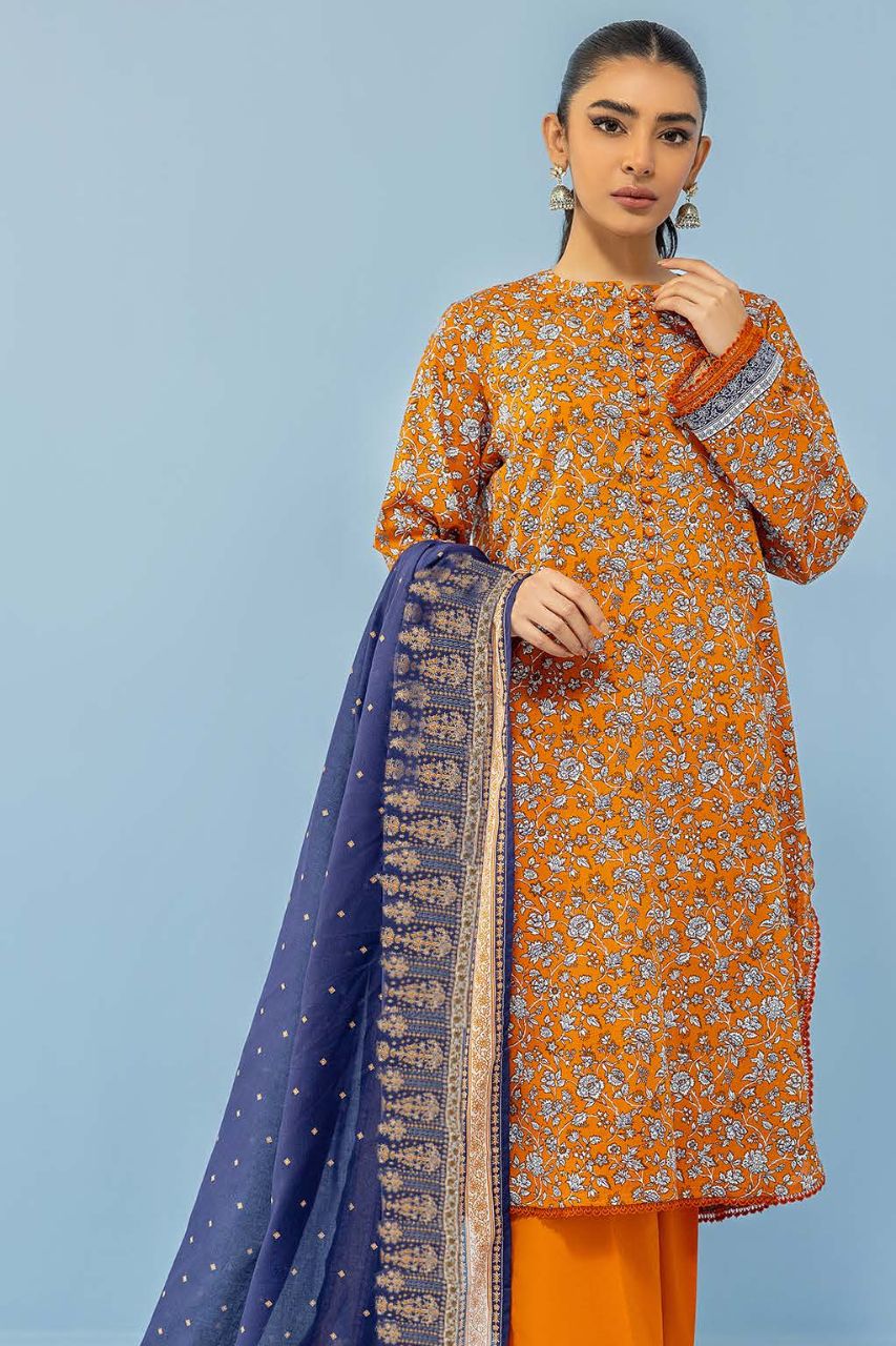 Orient Digital Printed Lawn 3PC
