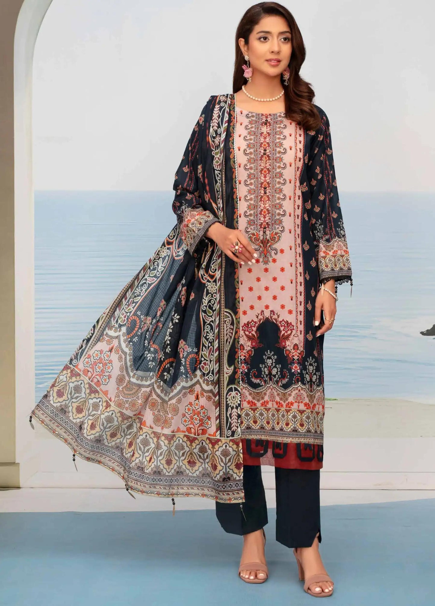 Fabiha By Feroza Digital Printed Lawn 3PC