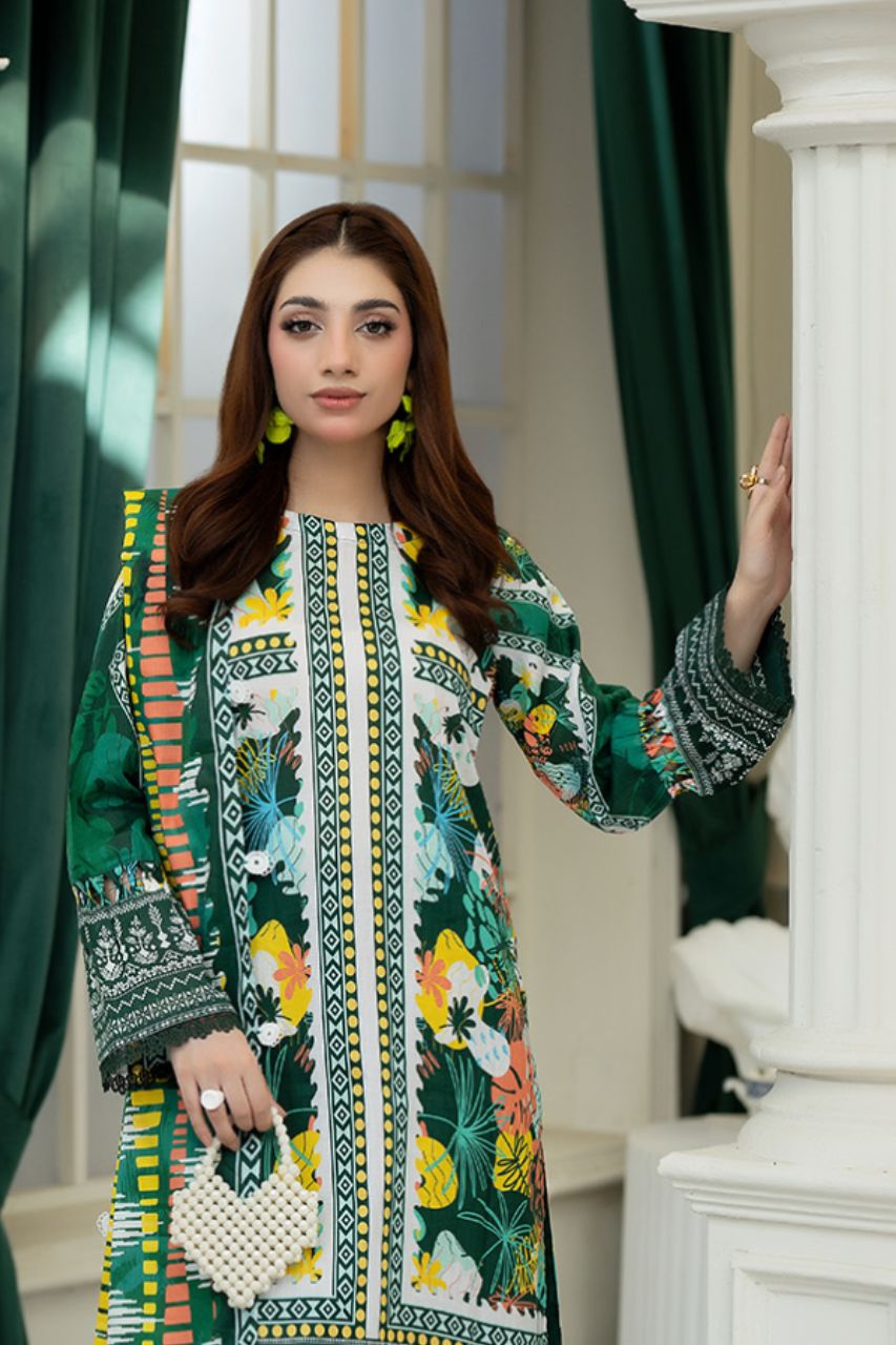 Tabasum By Paltar Premium Printed Lawn 3PC