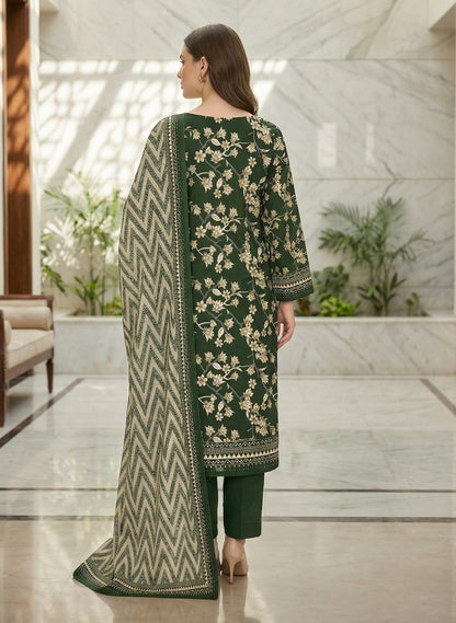Riwaaz By Anaya Noor Printed & Emb Lawn 3PC