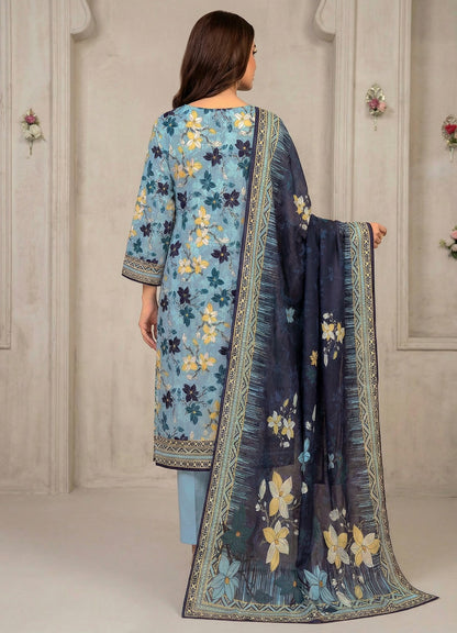 Riwaaz By Anaya Noor Printed & Emb Lawn 3PC