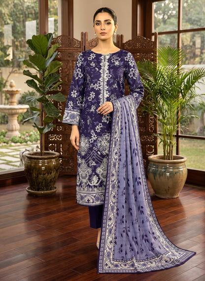 Riwaaz By Anaya Noor Printed and Emb Lawn 3PC