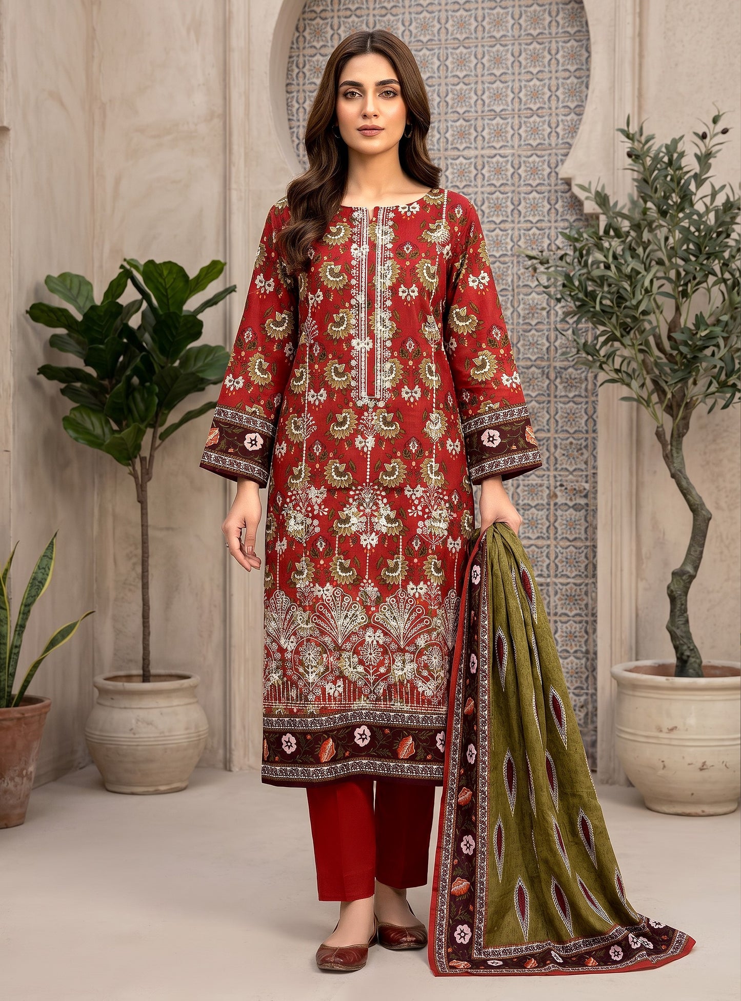 Riwaaz By Anaya Noor Printed and Emb Lawn 3PC
