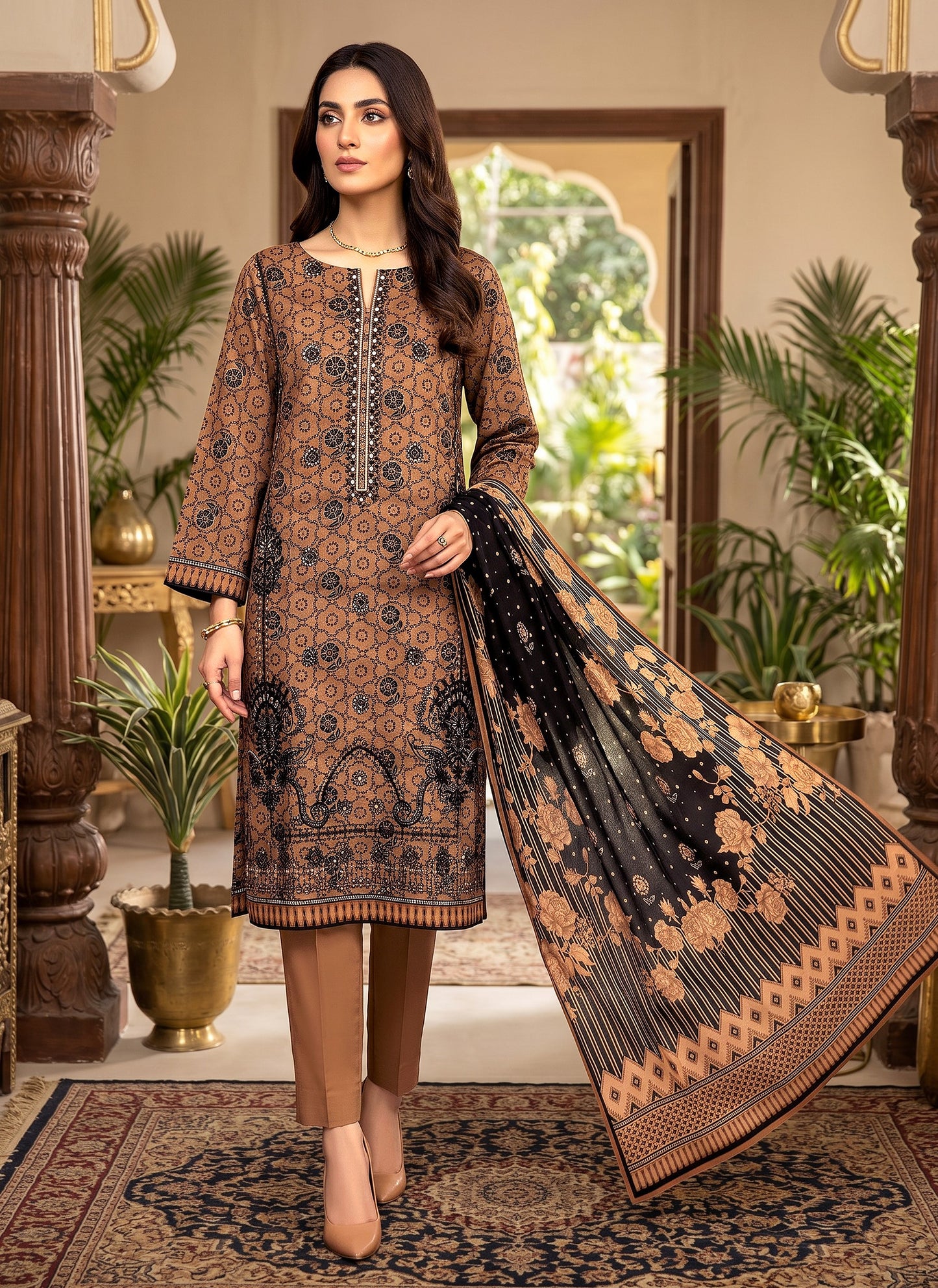 Riwaaz By Anaya Noor Printed and Emb Lawn 3PC