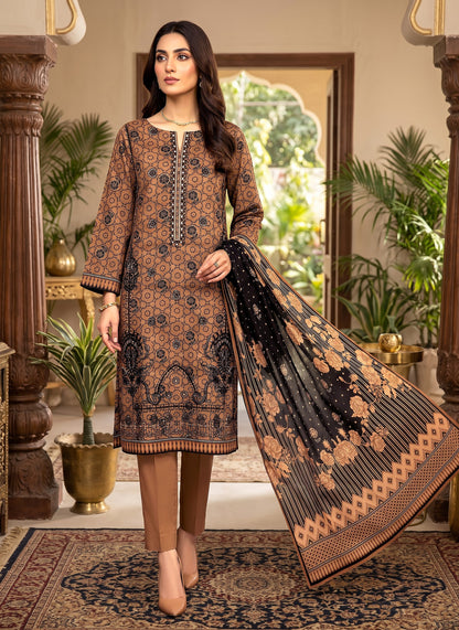 Riwaaz By Anaya Noor Printed and Emb Lawn 3PC