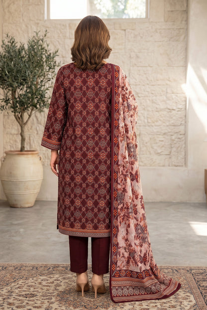 Riwaaz By Anaya Noor Printed and Emb Lawn 3PC