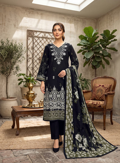 Riwaaz By Anaya Noor Printed and Emb Lawn 3PC