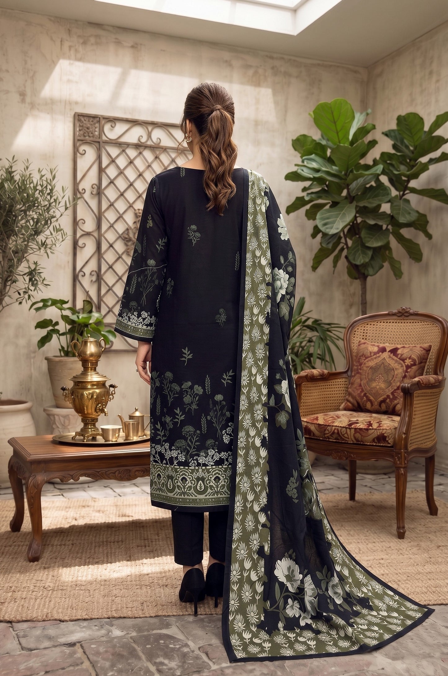 Riwaaz By Anaya Noor Printed and Emb Lawn 3PC