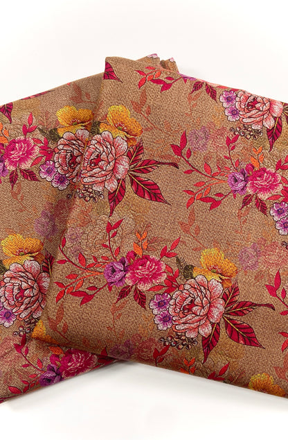 Anaya Noor Printed Dhanak Marina 2PC