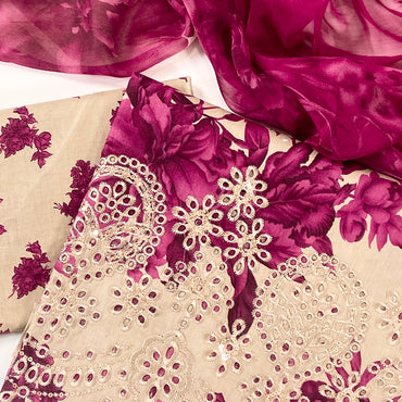 Iznik Emb Luxury Lawn-3PC