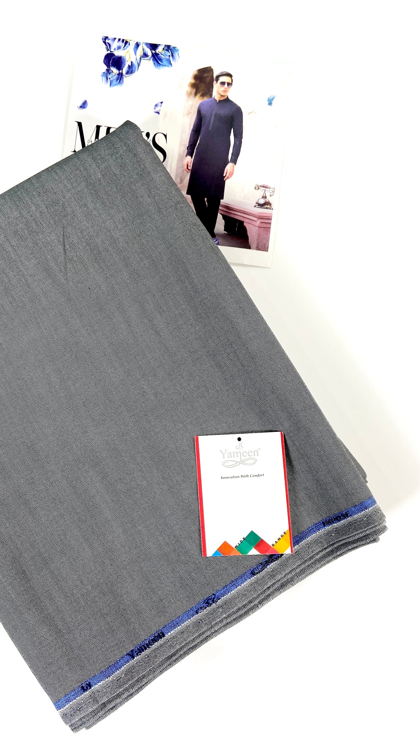 Impose by Yameen Men’s Winter Unstitched Suit – Premium Fabric