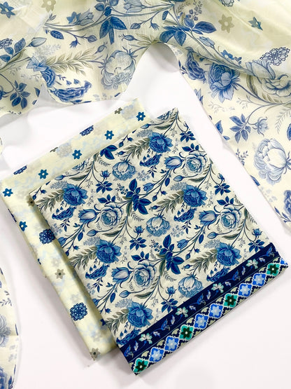 Rang o Noor By Shajar Noor Digital Printed Lawn 3PC