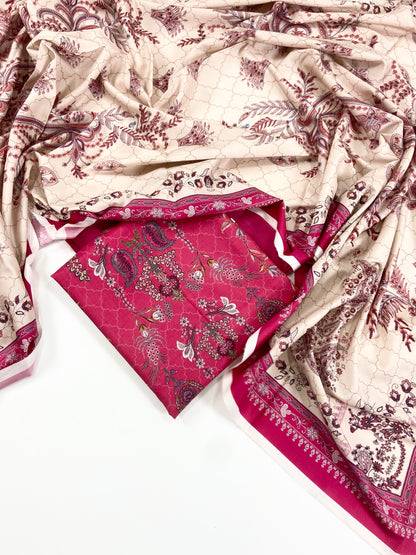 Mausummery Digital Printed Linen 3PC