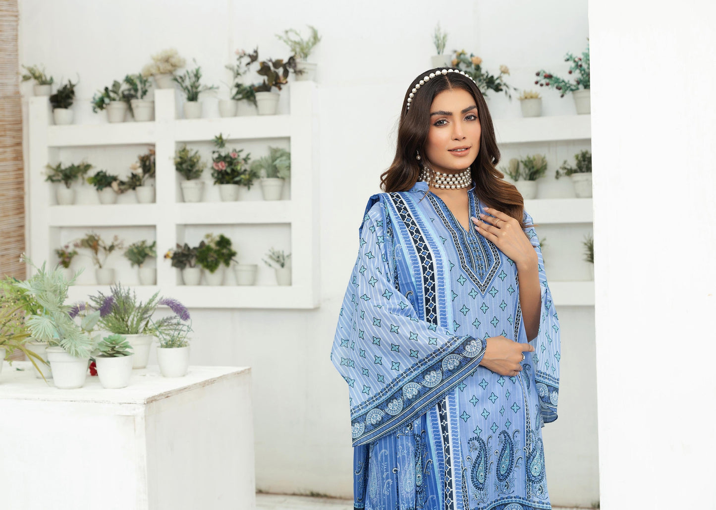 Safa Noor By Nigar Print Lawn 3-PC