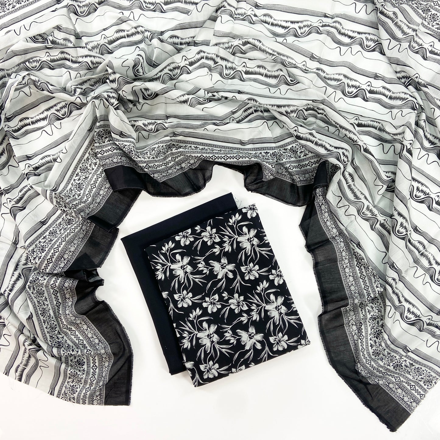 Regalia Black Series Digital Printed Lawn 3PC