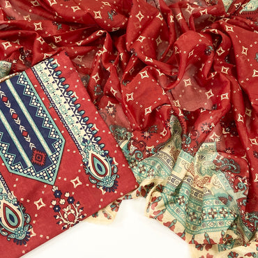 Digital Printed Shirt Dupatta Lawn 2PC