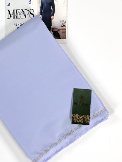 Taqwa Silver Storm Men’s Summer Cotton Unstitched Suit