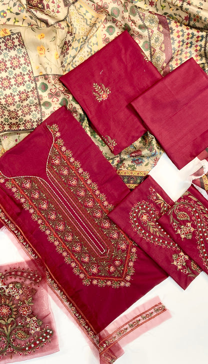 Maria B Embroidered Lawn 3PC