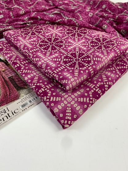 Zesh Printed lawn 3-PC