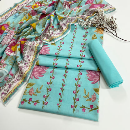 Parishay By Shanaya Digital Printed Lawn 3PC