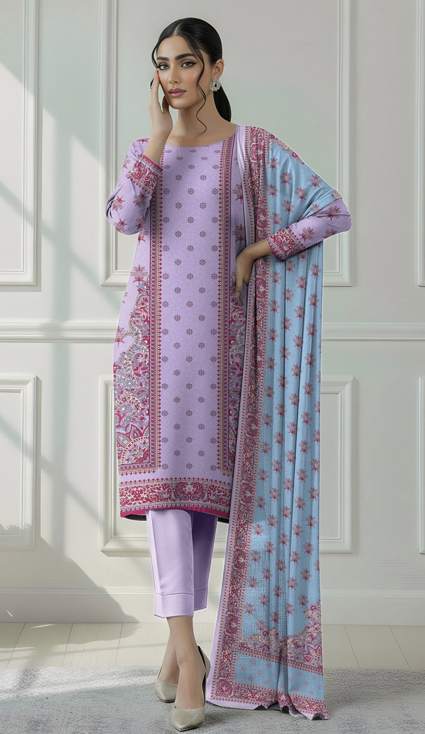 Coco Prints Fancy Printed Lawn 3PC