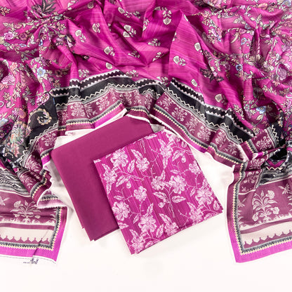 Mashaim Digital Printed Lawn 3PC