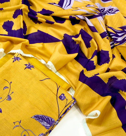 Zara ali Digital Printed Khaddar 3PC